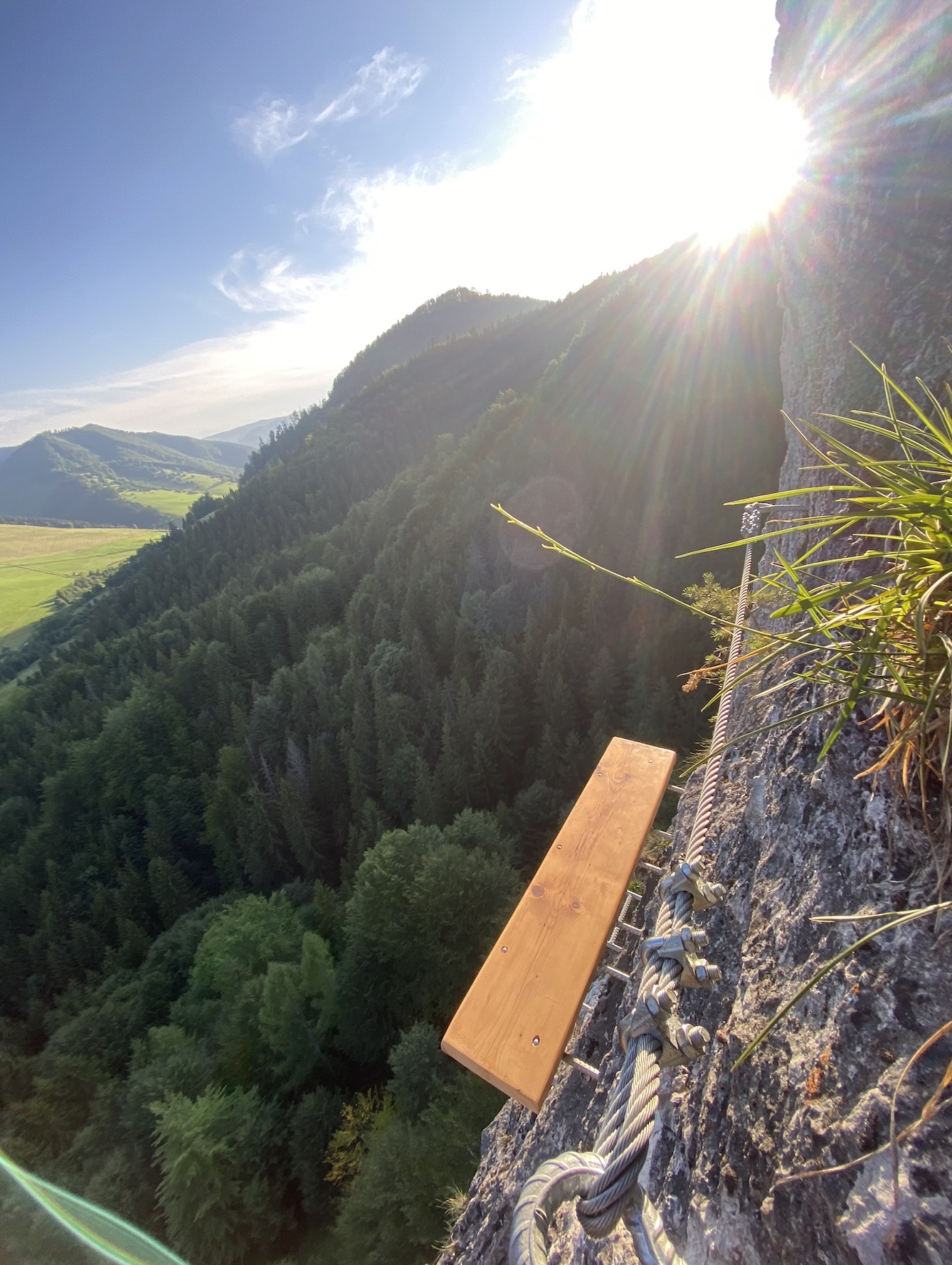 The best view in Liptov Pink Punk High Tatras: Peaks, Pedals & Gorge Lines